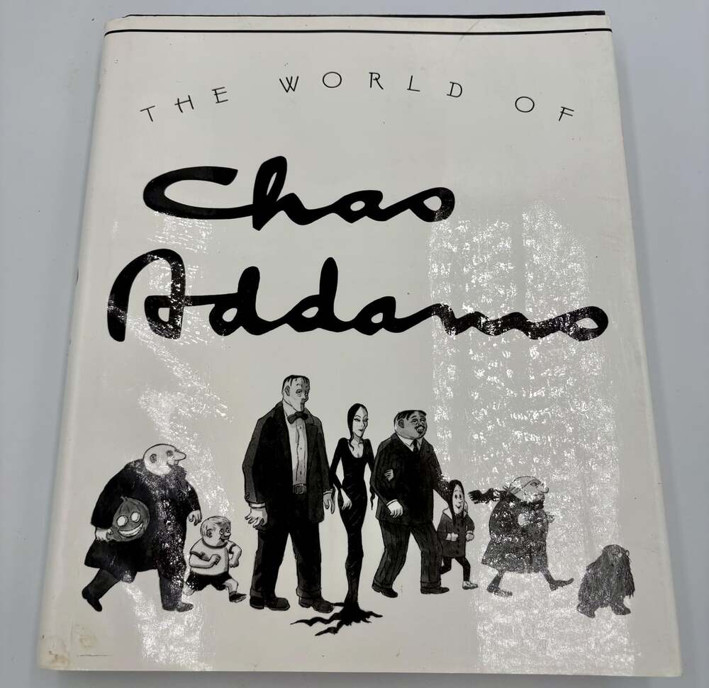 The World of Chas Addams Coffee Table Book Vintage 1991 Hardcover Charles Addams